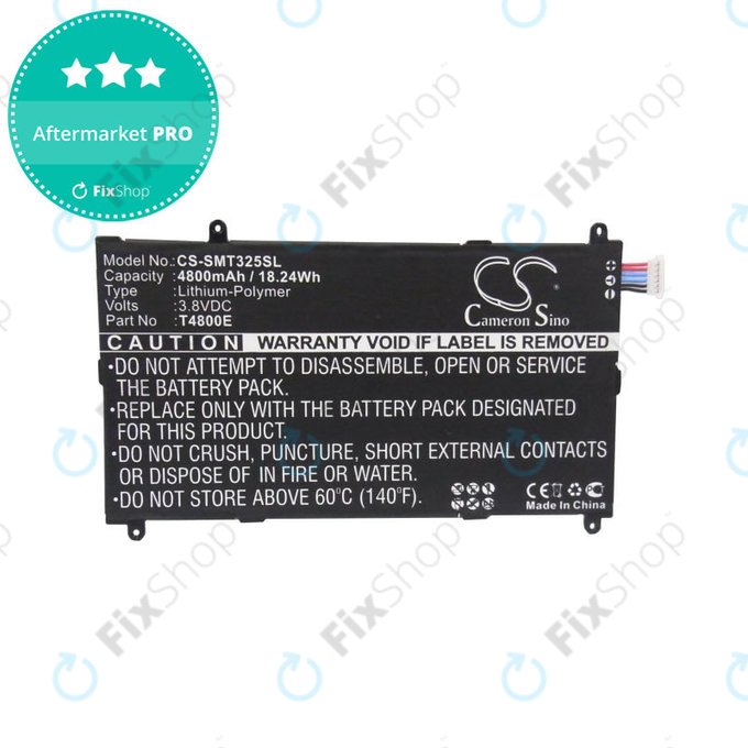 Akkumulátor Samsung Galaxy Tab Pro 8.4, 4800mAh, Li-Pol, 3.8V, T4800E, HQ