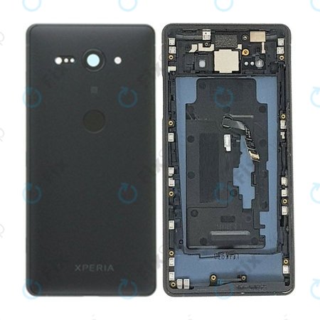 Sony Xperia XZ2 Compact - Akkumulátor Fedőlap (Fekete) - 1313-0865