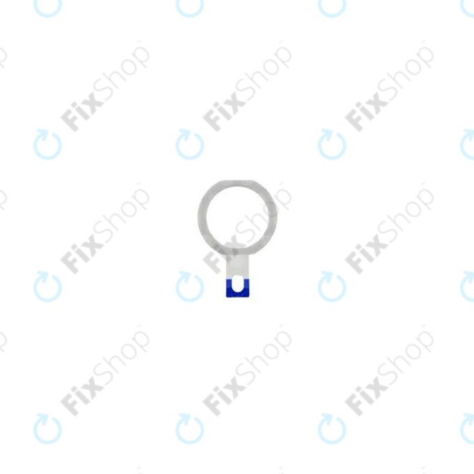 Apple iPad Air - Műanyag gyűrűs otthoni gombok (White)