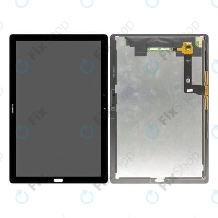Huawei MediaPad M5 10.8 - LCD Kijelző + Érintőüveg (Space Grey) - 02351VJC Genuine Service Pack