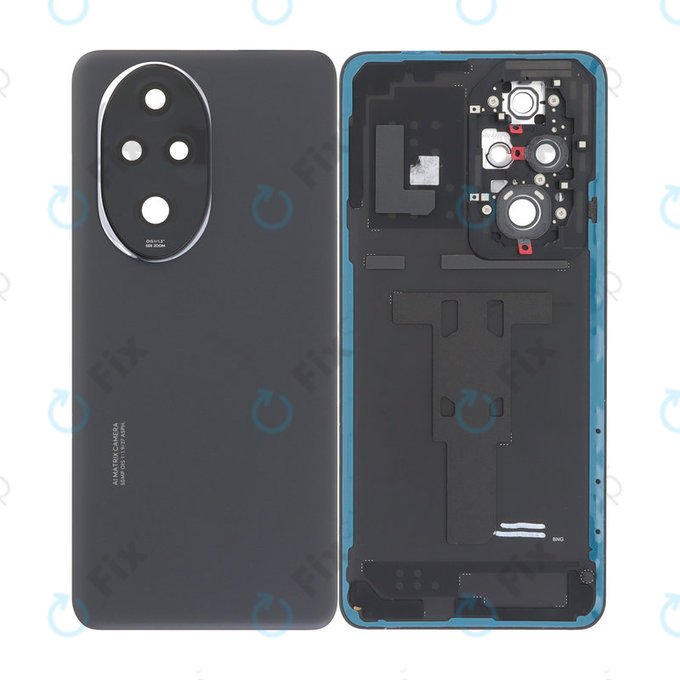 Honor 200 - Akkumulátor Fedőlap Komplett (Black)