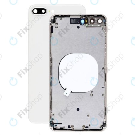Apple iPhone 8 Plus - Hátsó Ház (Silver)