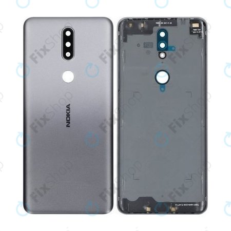 Nokia 2.4 - Akkumulátor Fedőlap (Charcoal) - 712601017611 Genuine Service Pack