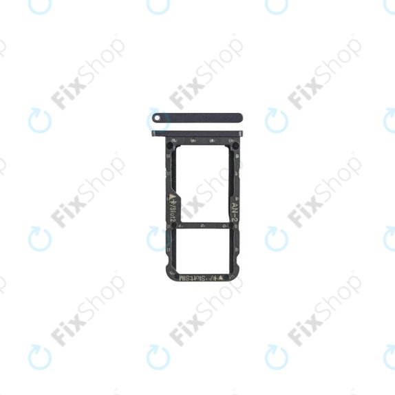 Huawei P20 Lite - SIM/SD Slot (Midnight Black) - 51661HKK Genuine Service Pack