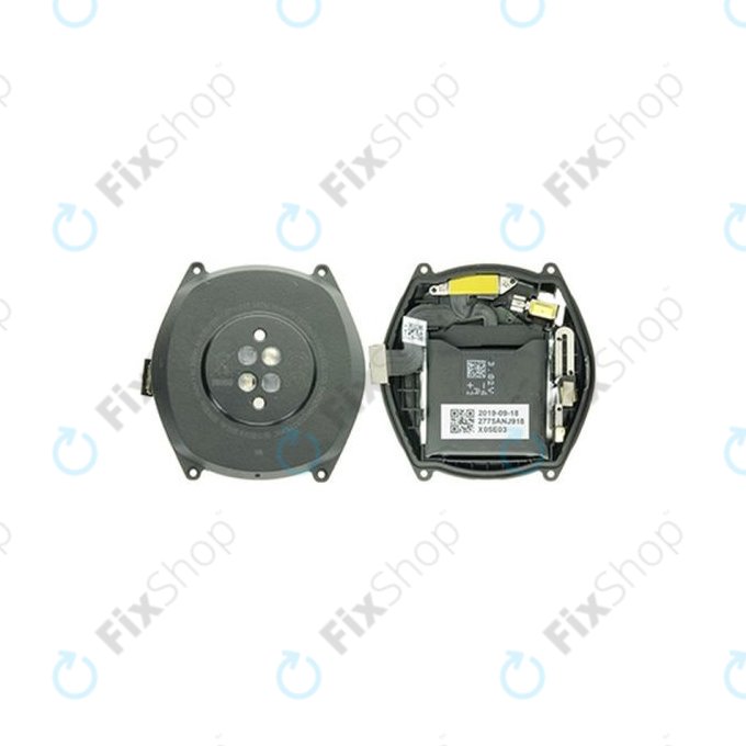 Huawei Watch GT Sport Fortuna B19S - Akkumulátor Fedőlap + Akkumulátor (Black) - 02352GNJ Genuine Service Pack