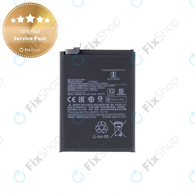 Xiaomi Mi 11 Lite 4G, Mi 11 Lite 5G, 11 Lite 5G NE - Akkumulátor BP42 4250mAh - 46020000741Y Genuine Service Pack