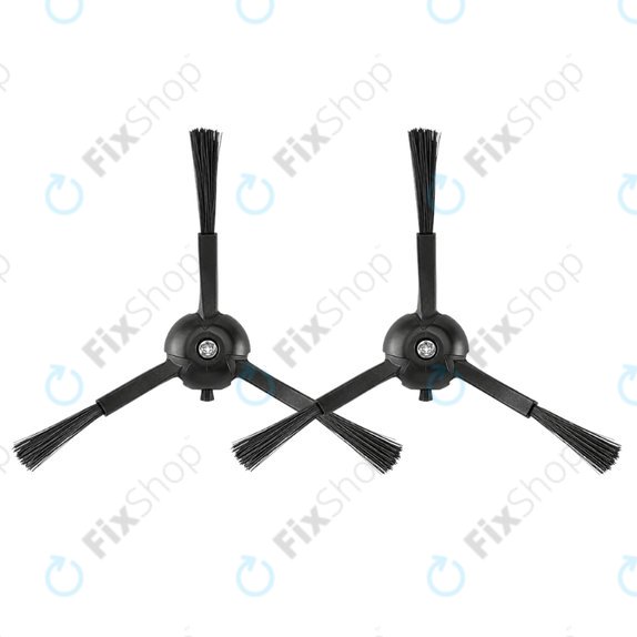 Oldalkefe, 2 db, Fekete Roborock Qrevo MaxV, Pro, Plus, S készülékhez