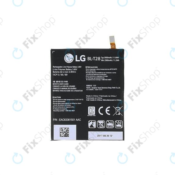LG Q8 H970 - Akkumulátor BL-T28 3000 mAh - EAC63361501