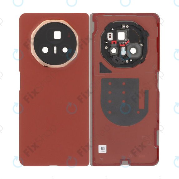Honor Magic V3 - Akkumulátor Fedőlap Komplett (Reddish Brown)