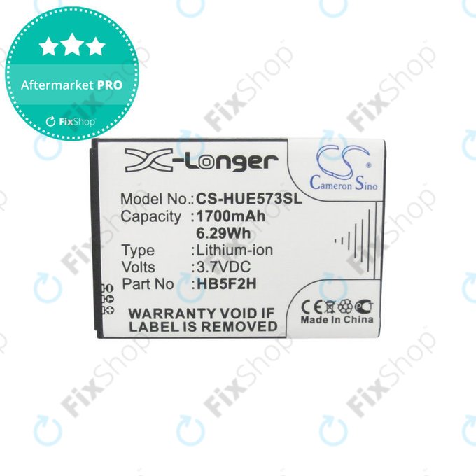 Akkumulátor Huawei E5330, 1700mAh, Li-Ion, 3.7V, HB5F2H, HQ