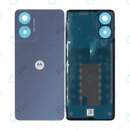 Motorola Moto G04 - Akkumulátor Fedőlap (Concord Black) - 5S58C23910 Genuine Service Pack