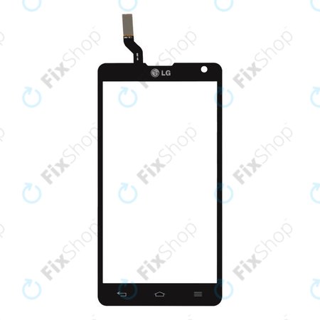 LG Optimus L9 II D605 - Érintőüveg (Fekete) - EBD61586402 OEM