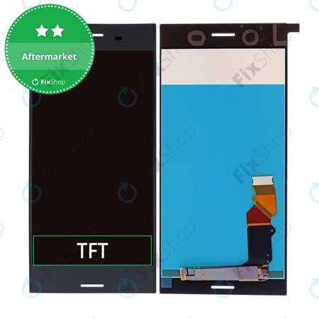 Sony Xperia XZ Premium Dual G8142 - LCD Kijelző + Érintőüveg (Deepsea Black) TFT