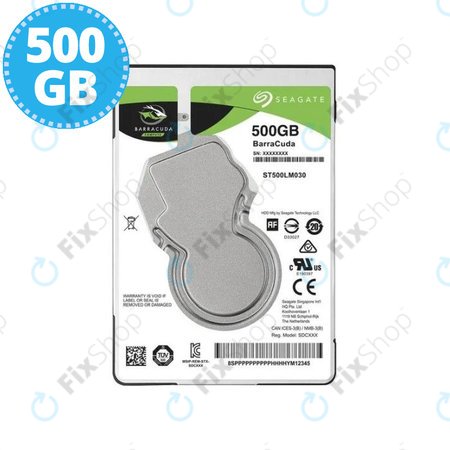 Seagate BarraCuda - HDD 2.5" 500GB (5400RPM, Cache 128MB, SATA) - ST500LM030