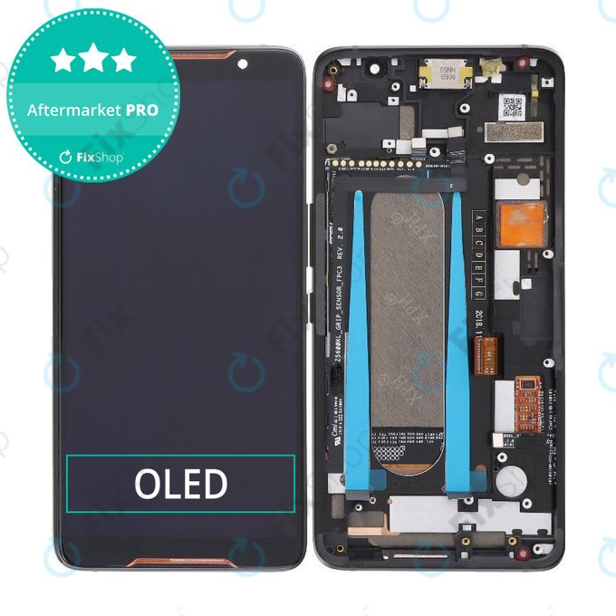 Kijelző OLED Asus ROG ZS600KL, Érintőüveg kerettel