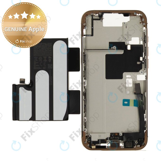 Középső keret akkumulátorral | iPhone 16 Pro Max | Desert Titanium | ZD076-00695 | Genuine Apple