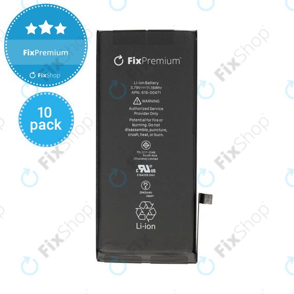 Apple iPhone XR - Akkumulátor 2942mAh FixPremium (10 Pack)