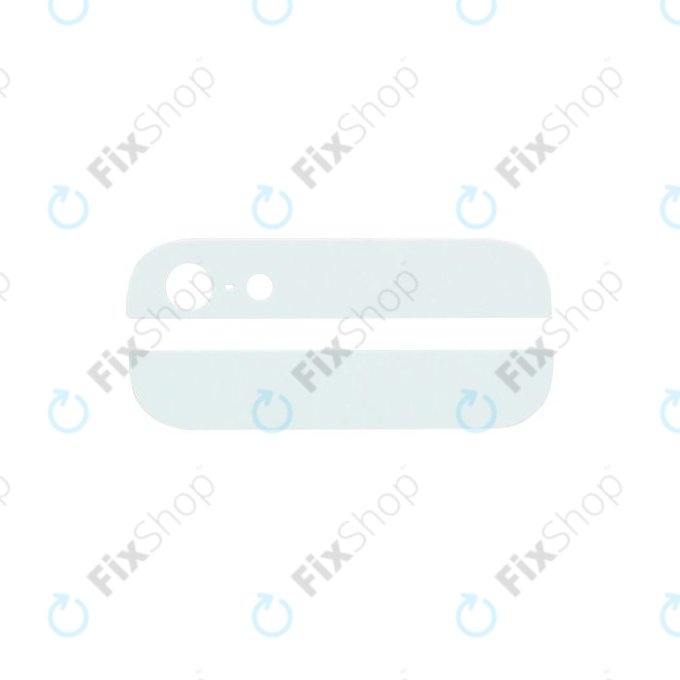 Apple iPhone 5 - Hátsó Üveg Burkolat (White)