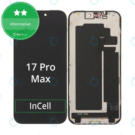 Kijelző In-Cell FHD iPhone 17 Pro Max, Érintőüveg kerettel