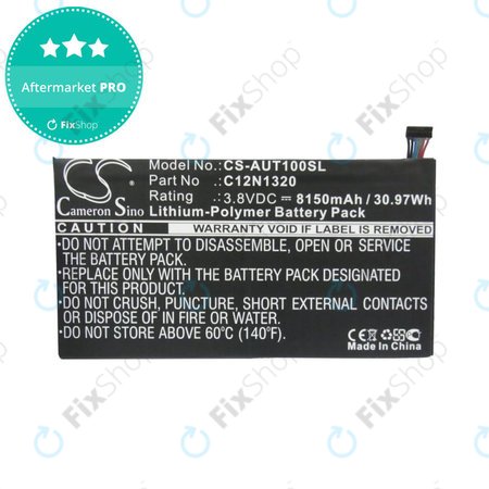 Akkumulátor Asus Transformer Book T100, 8150mAh, Li-Pol, 3.8V, C12N1320, HQ