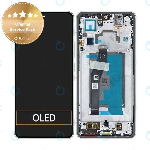 Xiaomi 14T - LCD Kijelző + Érintőüveg + Keret (Lemon Green) - 5600060N12A00 Genuine Service Pack