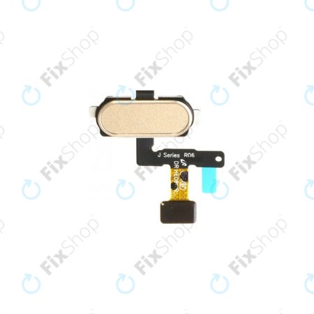 Samsung Galaxy J5 J530F (2017) - Home Gomb + Flex Kábel (Gold) - GH96-10801C Genuine Service Pack