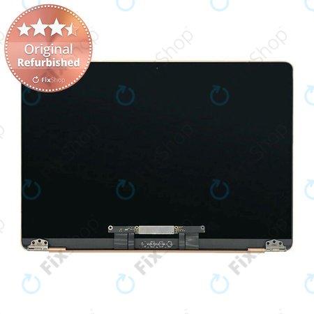 Apple MacBook Air 13" A1932 (2019) - LCD Kijelző + Előlapi Üveg + Fedőlap (Rose Gold) Original Refurbished
