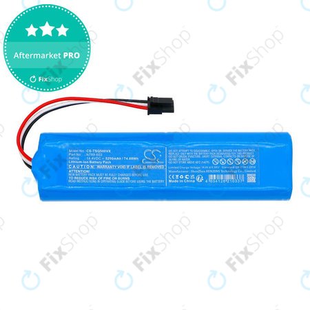 Akkumulátor Tesla Robostar iQ500, iQ600, 5200mAh, Li-Ion, 14.4V, N789-603, HQ