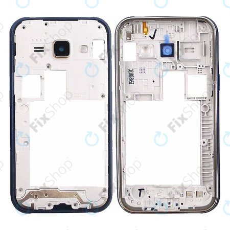 Samsung Galaxy J1 J100H - Középső Keret (Blue) - GH98-36101B Genuine Service Pack