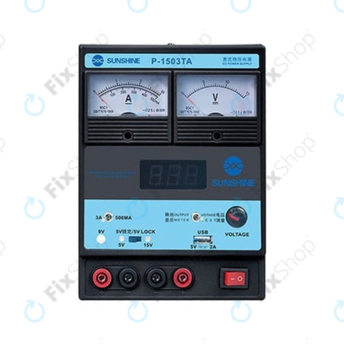 Sunshine P-1503TA - Univerzális Szabályozható Tápegység (0-15V, 0-3A)