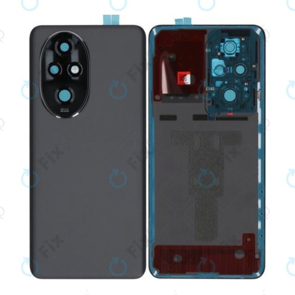 Honor 200 Pro - Akkumulátor Fedőlap Komplett (Black)