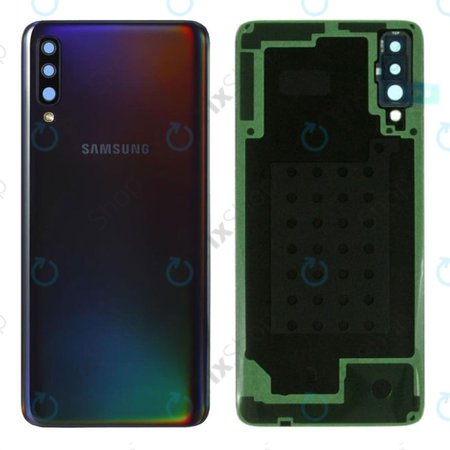Samsung Galaxy A30s A307F - Akkumulátor Fedőlap (Prism Crush Black) - GH82-20805A Genuine Service Pack