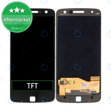 Motorola Moto Z XT1650 - LCD Kijelző + Érintőüveg (Black) TFT