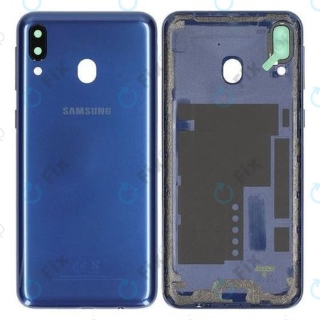 Samsung Galaxy M20 M205F - Akkumulátor Fedőlap (Ocean Blue) - GH82-18932B Genuine Service Pack