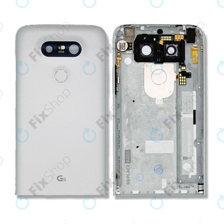 LG G5 H850 - Akkumulátor Fedőlap (Silver) - ACQ88954401 Genuine Service Pack