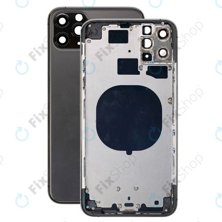 Apple iPhone 11 Pro Max - Hátsó Ház (Space Gray)