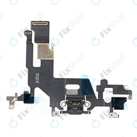 Apple iPhone 11 - Töltő Csatlakozó + Flex Kábelek (Black)