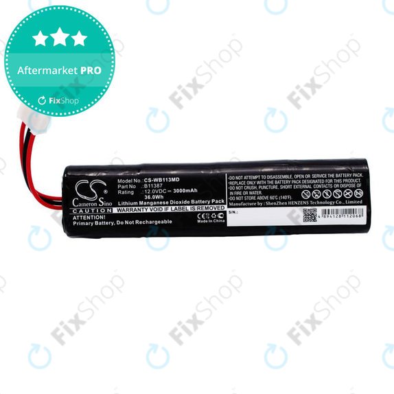 Akkumulátor Schiller America AED 10 Jump Start, 3000mAh, Li-MnO2, 12V, 00185-2, HQ