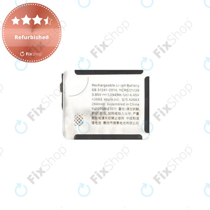 Apple Watch 7 41mm - Akkumulátor A2663 284mAh Refurbished