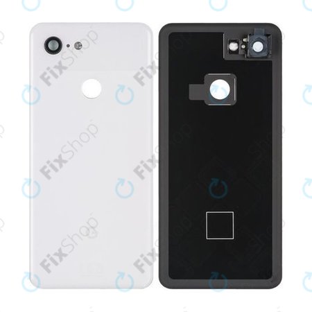 Google Pixel 3 - Akkumulátor Fedőlap (Clearly White) - 20GB1WW0S02 Genuine Service Pack