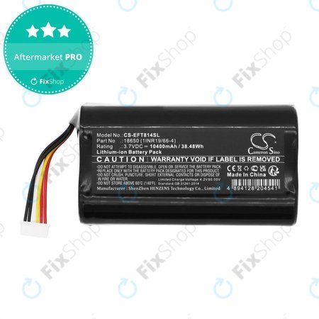 Akkumulátor Eufy Cam 2 Pro, T8140r, 10400mAh, Li-Ion, 3.7V, 18650 (1INR19/66-4), HQ