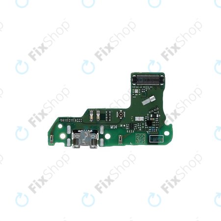 Huawei Y6 (2018), Y6 Prime (2018) ATU-L31 - Töltő Csatlakozó Doska PCB - 02351WHT Genuine Service Pack