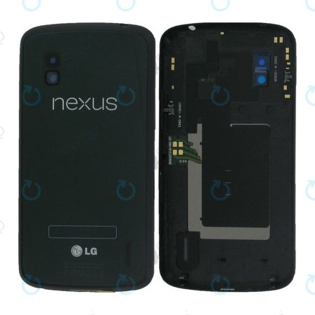 LG Nexus 4 E960 - Akkumulátor fedőlap (Fekete) - ACQ86231209 OEM