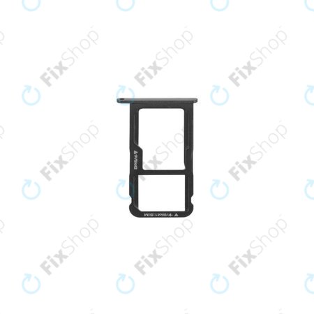 Huawei P8 Lite ALE-L21, P9 Lite (2017) PRA-L21 - SIM Adapter (Black) - 51661CYH Genuine Service Pack