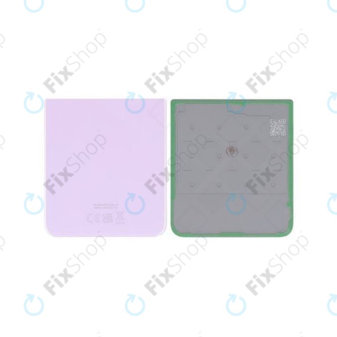 Samsung Galaxy Z Flip 3 F711B - Akkumulátor Fedőlap (Lavender) - GH82-26293D Genuine Service Pack