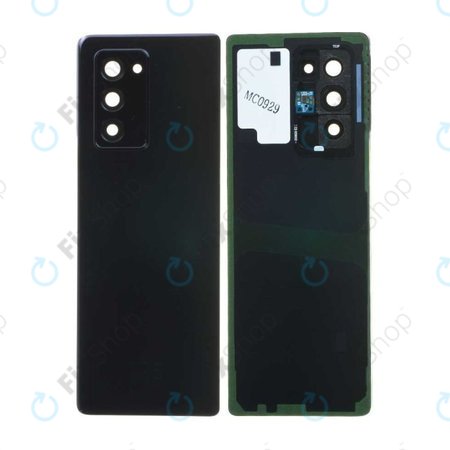 Samsung Galaxy Z Fold 2 F916B - Akkumulátor Fedőlap (Mystic Black) - GH82-23688A, GH82-27284A Genuine Service Pack