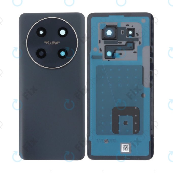 Huawei Nova 12i - Akkumulátor Fedőlap Komplett (Black)