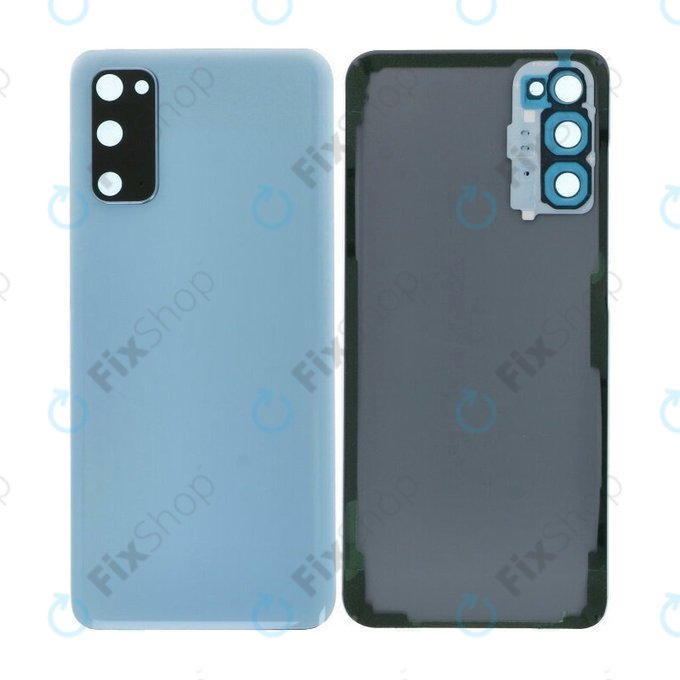 Samsung Galaxy S20 G980F - Akkumulátor Fedőlap Komplett (Cloud Blue)