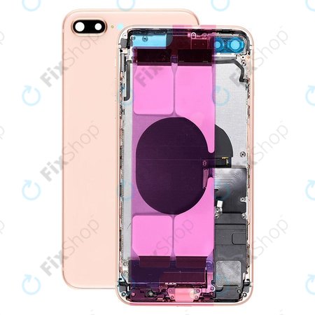Apple iPhone 8 Plus - Hátsó Ház Apró Alkatrészekkel (Gold)