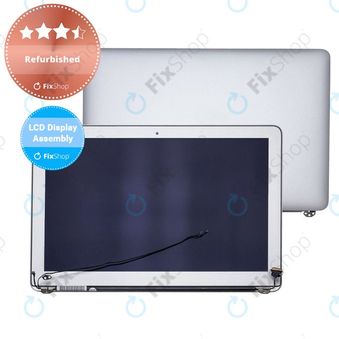 Apple MacBook Air 13" A1466 (Mid 2013 - Mid 2017) - LCD Kijelző + Előlapi Üveg + Fedőlap Refurbished